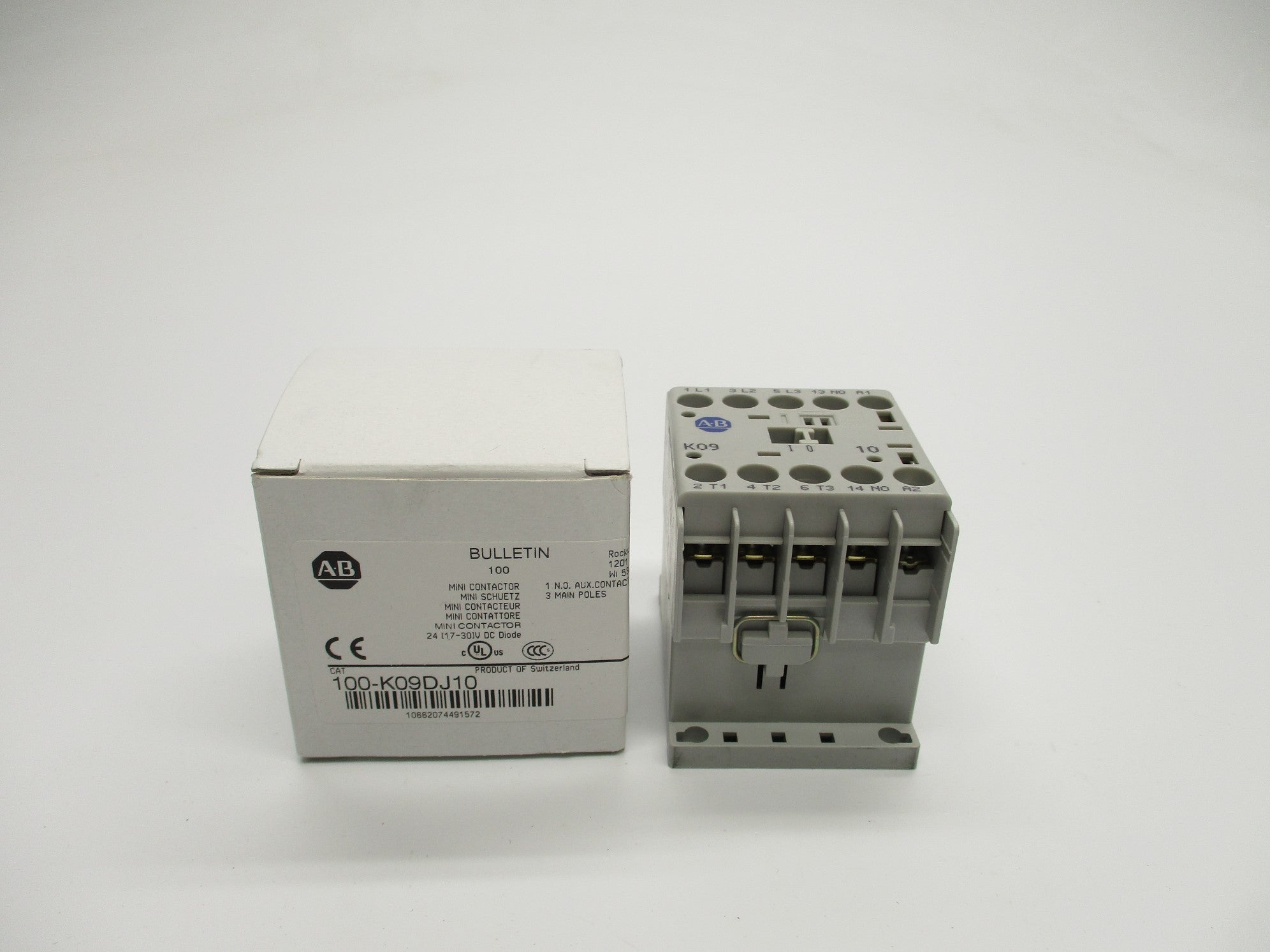 ALLEN BRADLEY 100-K09DJ10 SER. A 24VDC (WH) NSMP