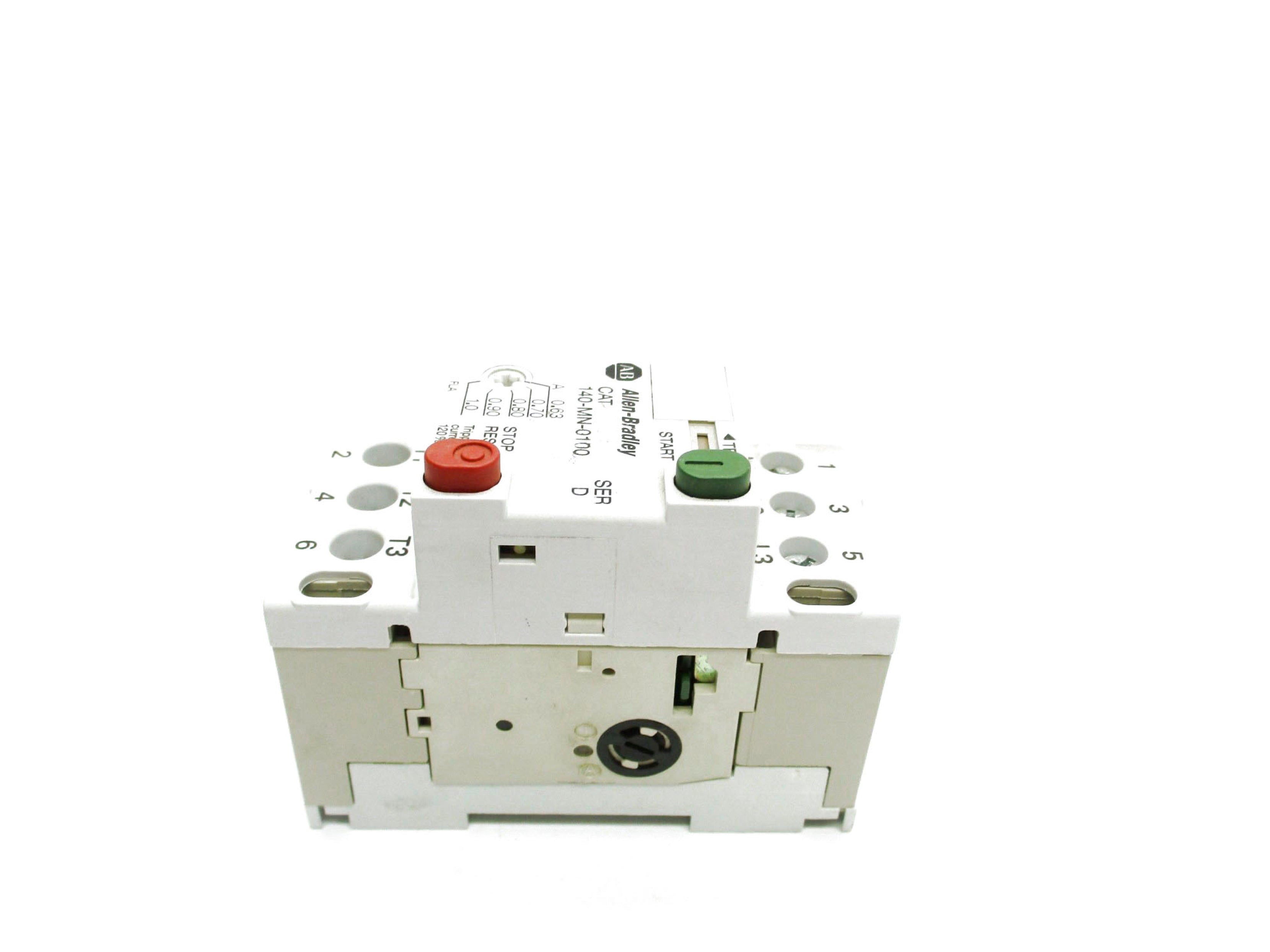 ALLEN BRADLEY 140-MN-0100 SER. D 690V 0.63-1.0A (BR/WH) NSMP