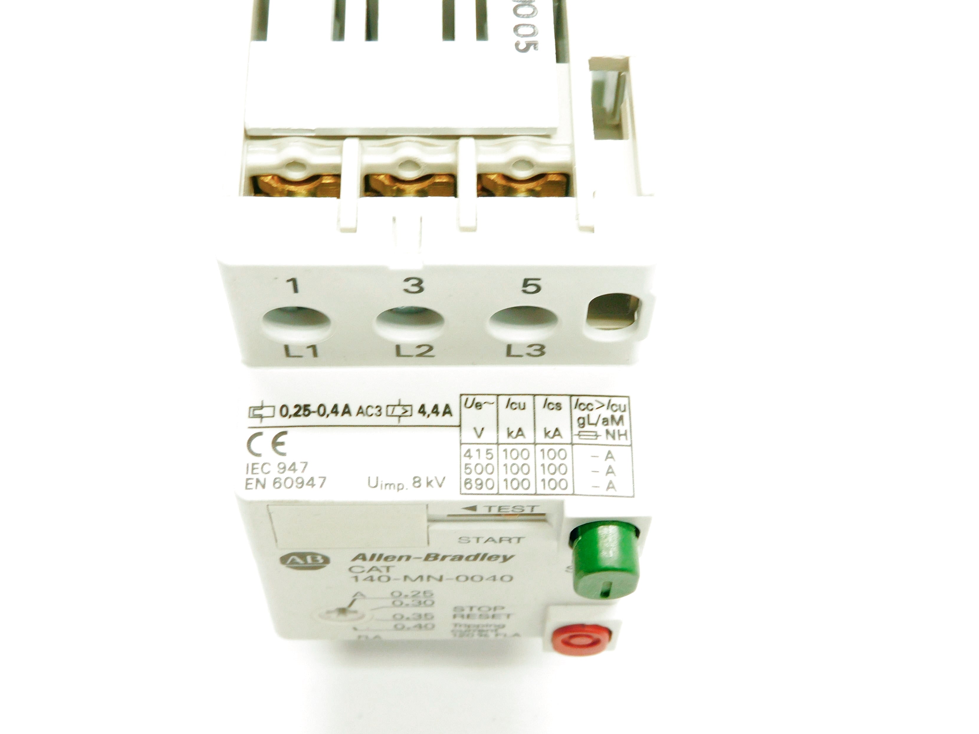 ALLEN BRADLEY 140-MN-0040 SER. D 0.25-0.4A 690V NSMP