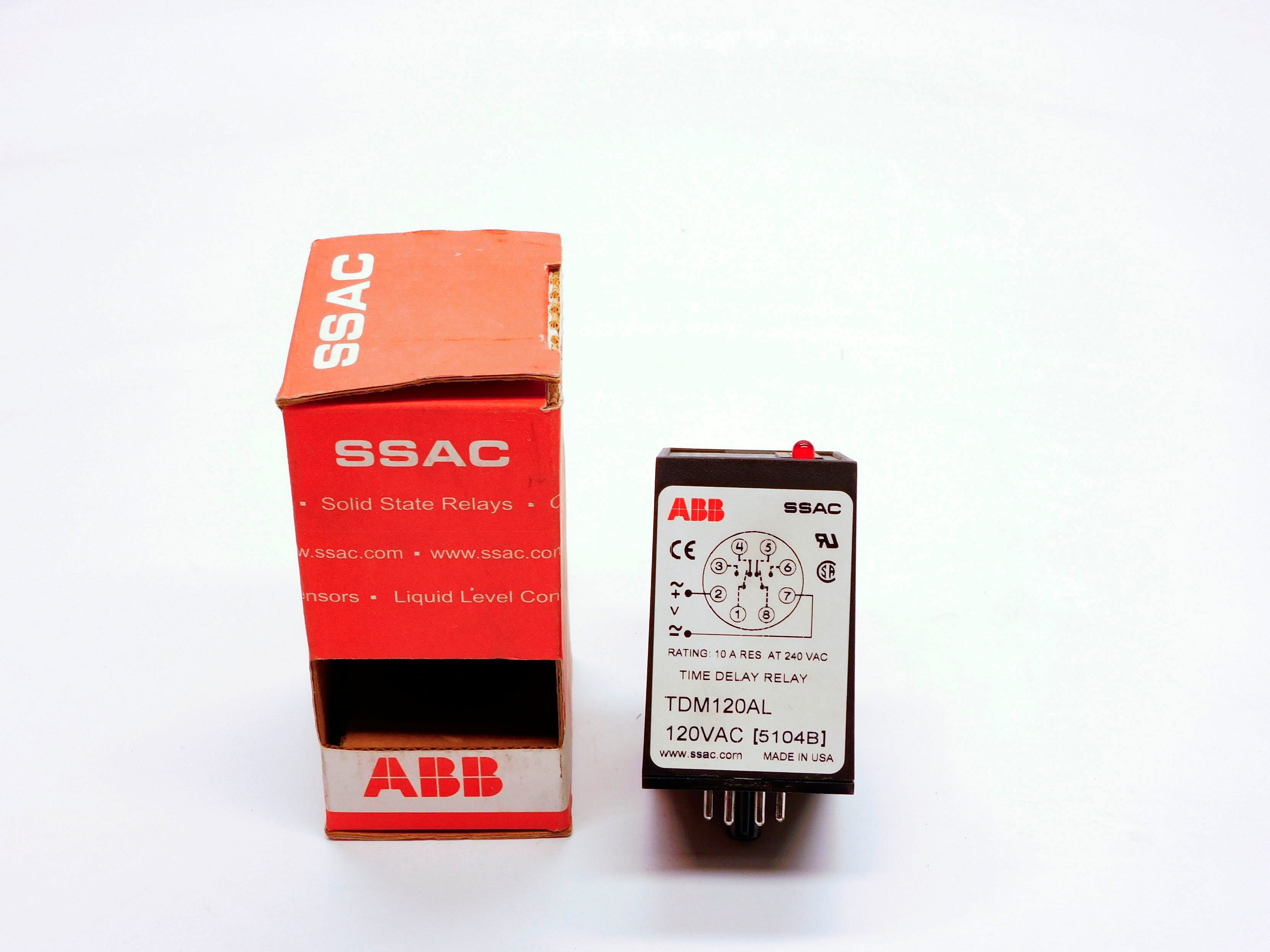 ABB TDM120AL 120VAC 10A NSMP