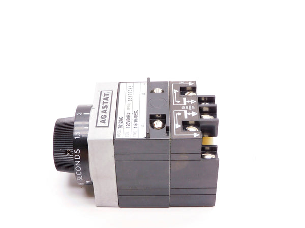 AGASTAT 7012AC 1423157-5 120V 15A 1.5-15S NSMP