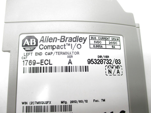 ALLEN BRADLEY 1769-ECL SER. A 24VDC NSMP