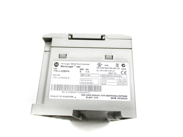 ALLEN BRADLEY 1761-L32BWA SER. E F/W 1.0 24VDC NSMP