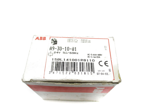 ABB A9-30-10-81 1SBL141001R8110 24V NSMP