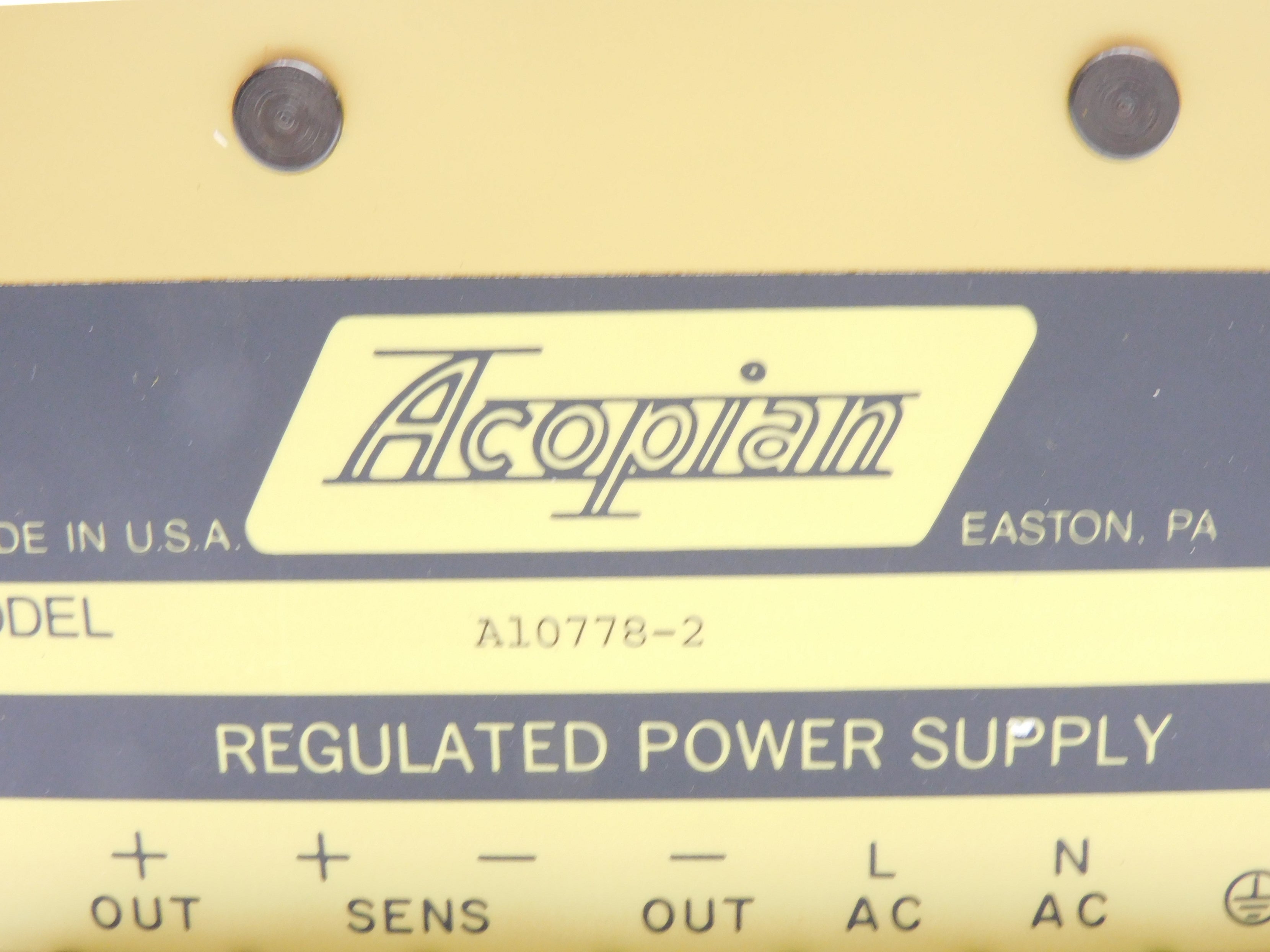 ACOPIAN A10778-2 NSMP