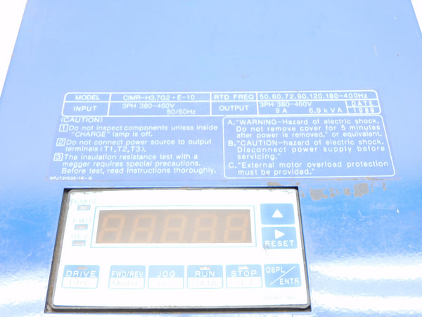 YASKAWA CIMR-H3.7G2-E-10 380-460V UNMP