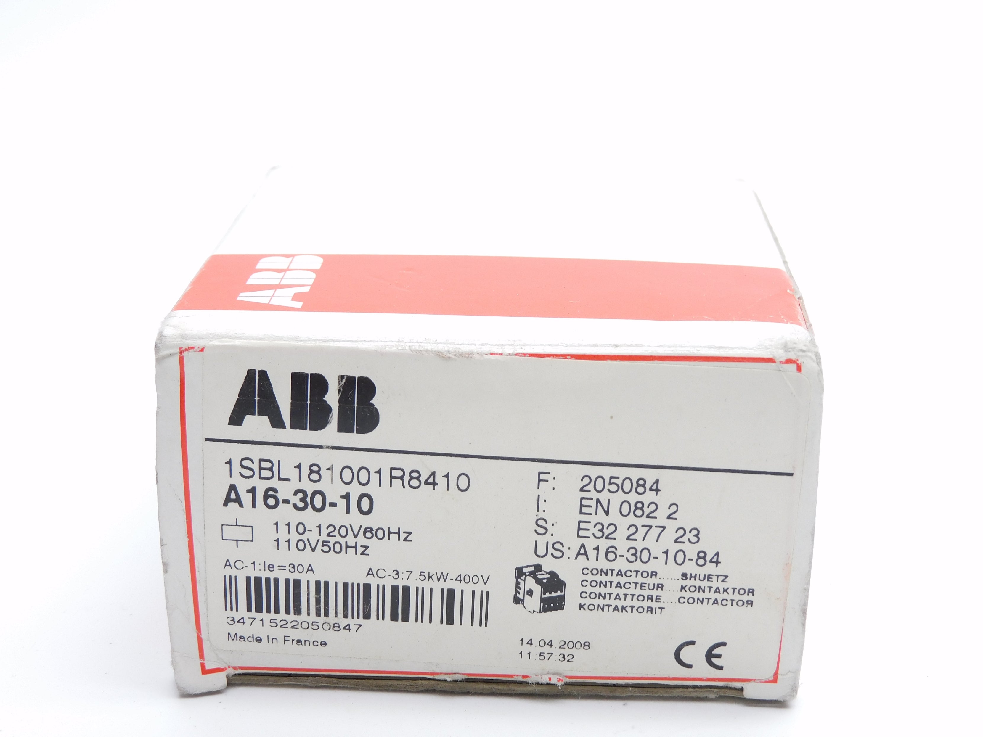 ABB 1SBL181001R8410 A16-30-10 110-120V NSMP