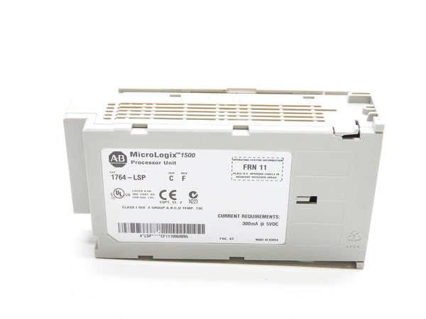 ALLEN BRADLEY 1764-LSP SER. C F/W 11 5VDC UNMP