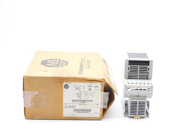 ALLEN BRADLEY 160-AA04NSF1 SER. C F/W 7.06 200-240V 5.4A (BR/WH) NSMP