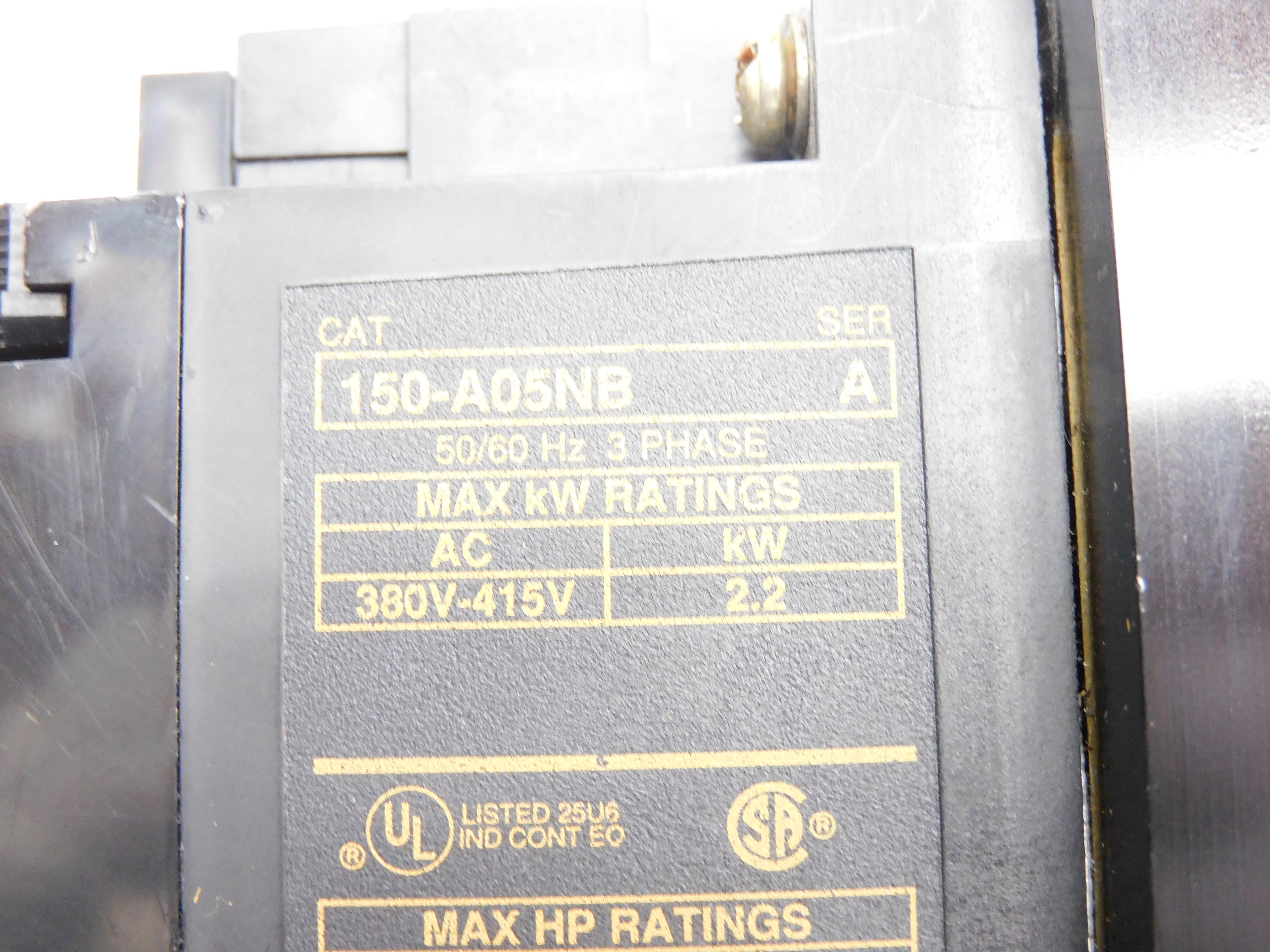 ALLEN BRADLEY 150-A05NB SER. A 460VAC 5A UNMP