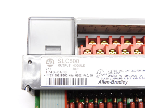 ALLEN BRADLEY 1746-OA16 SER. D 85-265VAC NSMP