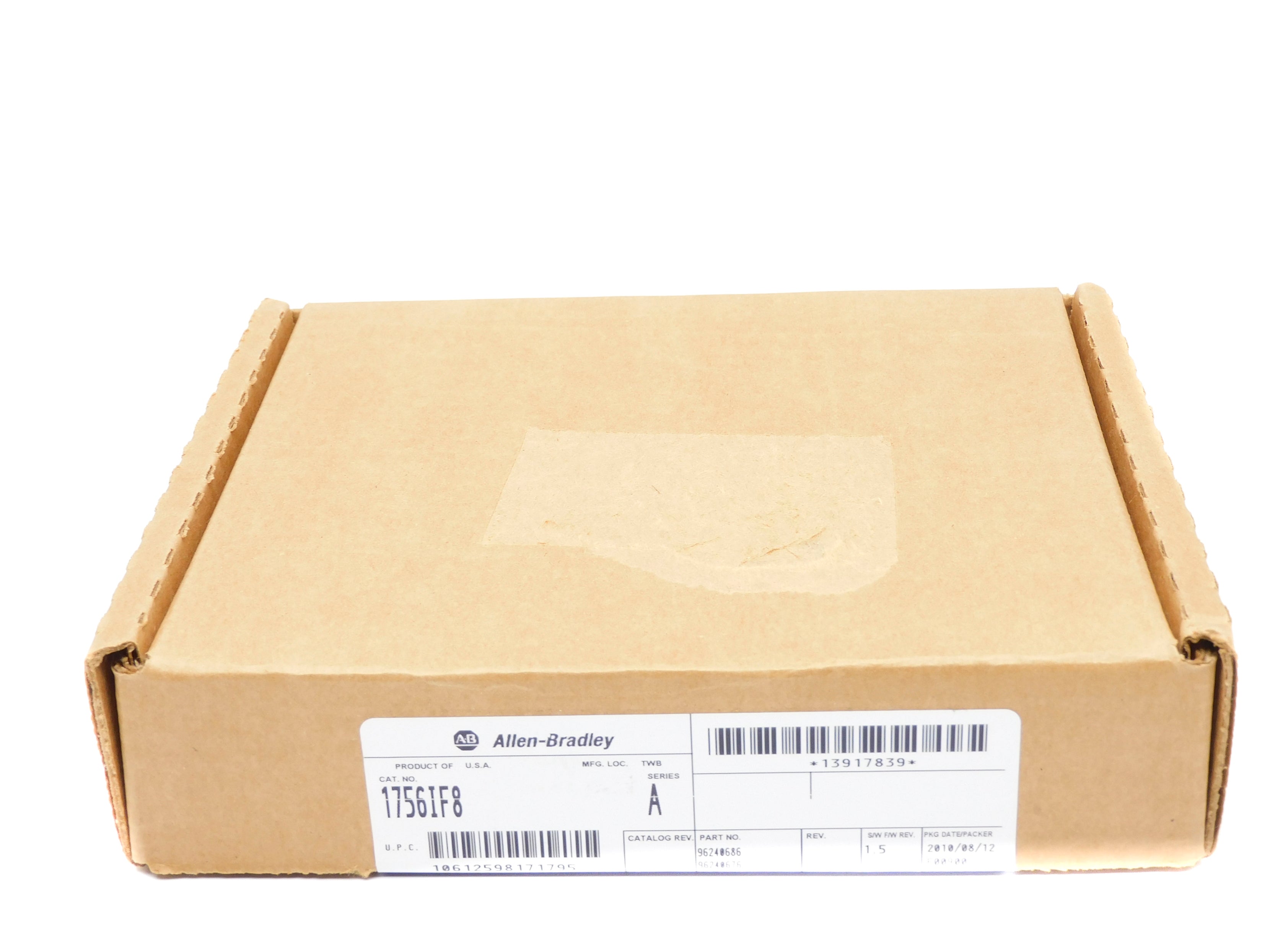 ALLEN BRADLEY 1756-IF8 SER. A F/W 1.5 DATE: 2010 NSFS