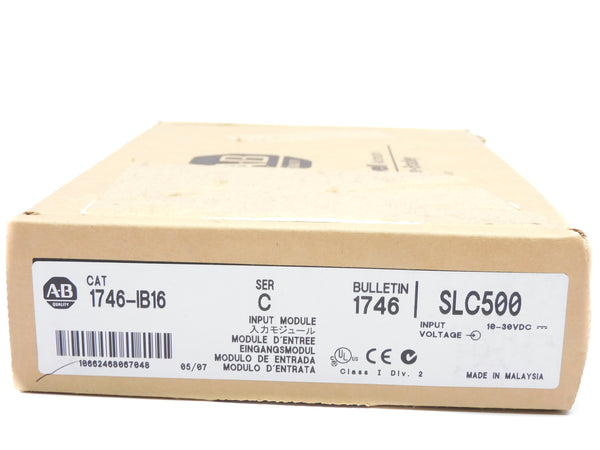 ALLEN BRADLEY 1746-IB16 SER. C DATE: 2005 NSFS