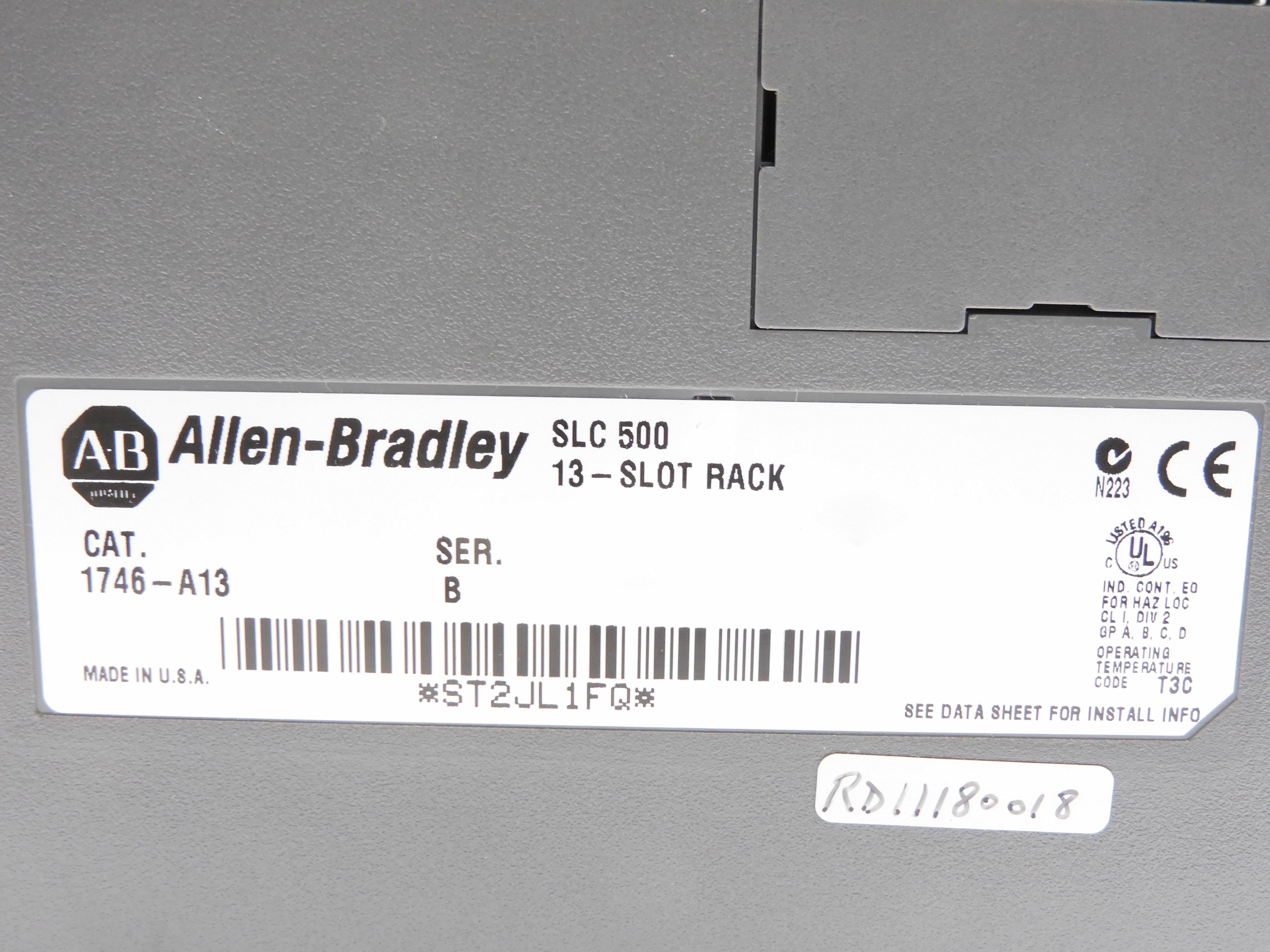 ALLEN BRADLEY 1746-A13 SER. B UNMP