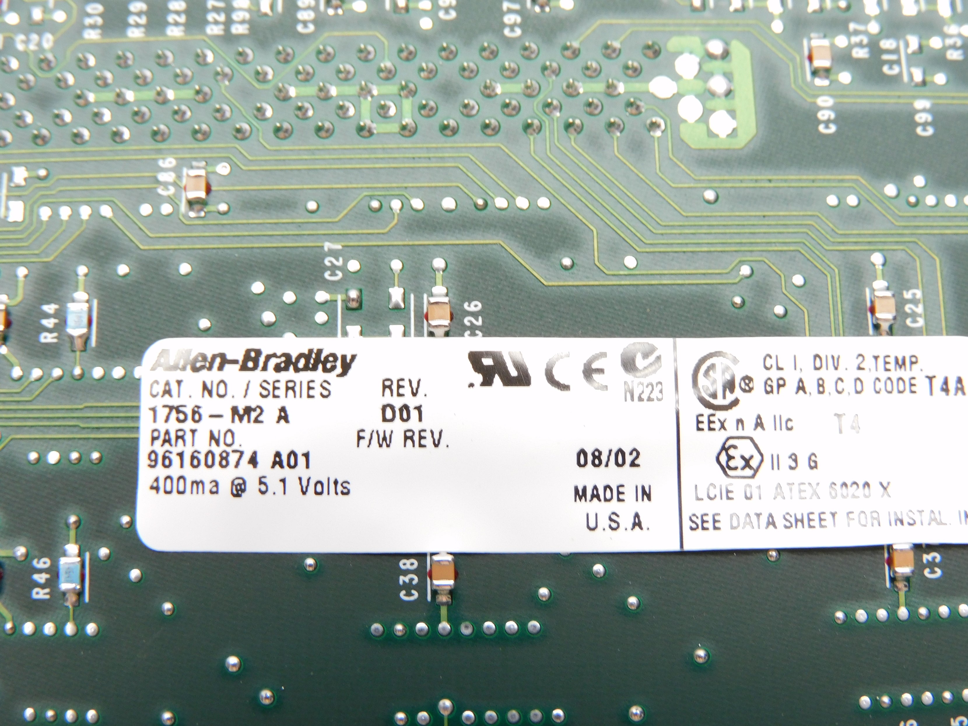 ALLEN BRADLEY 1756-M2 SER. A REV. D01 NSMP