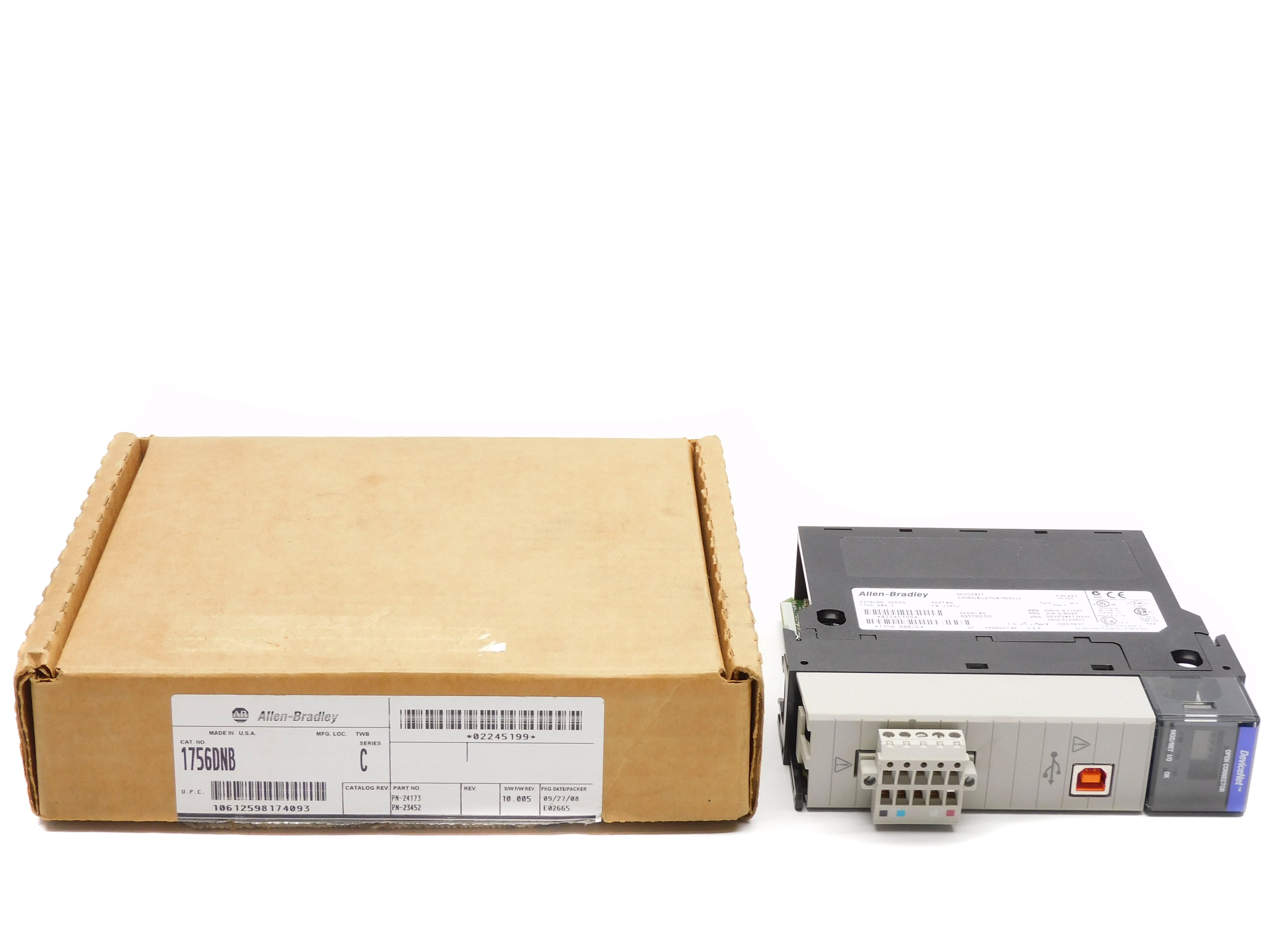 ALLEN BRADLEY 1756-DNB SER. C F/W 10.005 NSMP