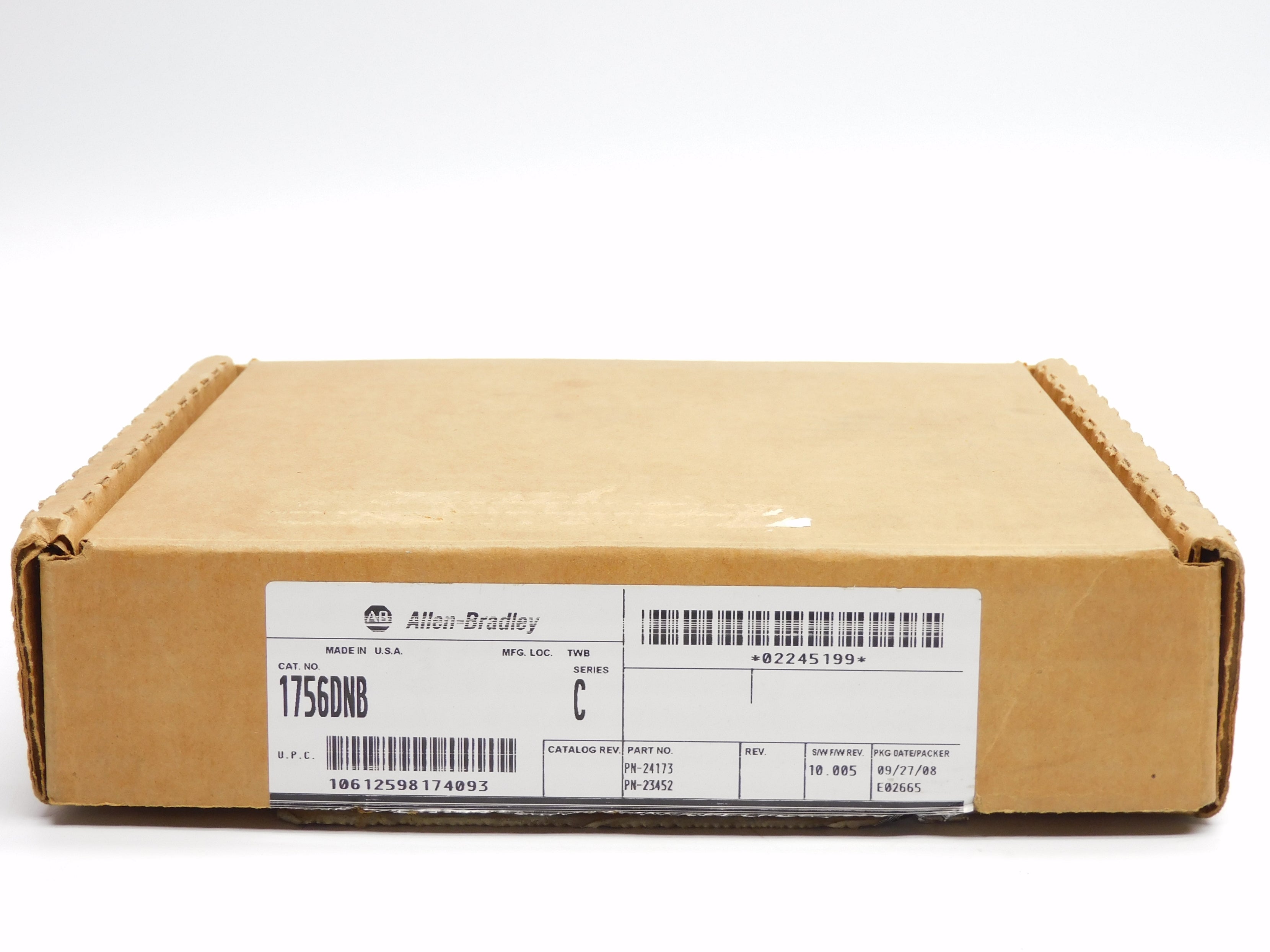 ALLEN BRADLEY 1756-DNB SER. C F/W 10.005 NSMP