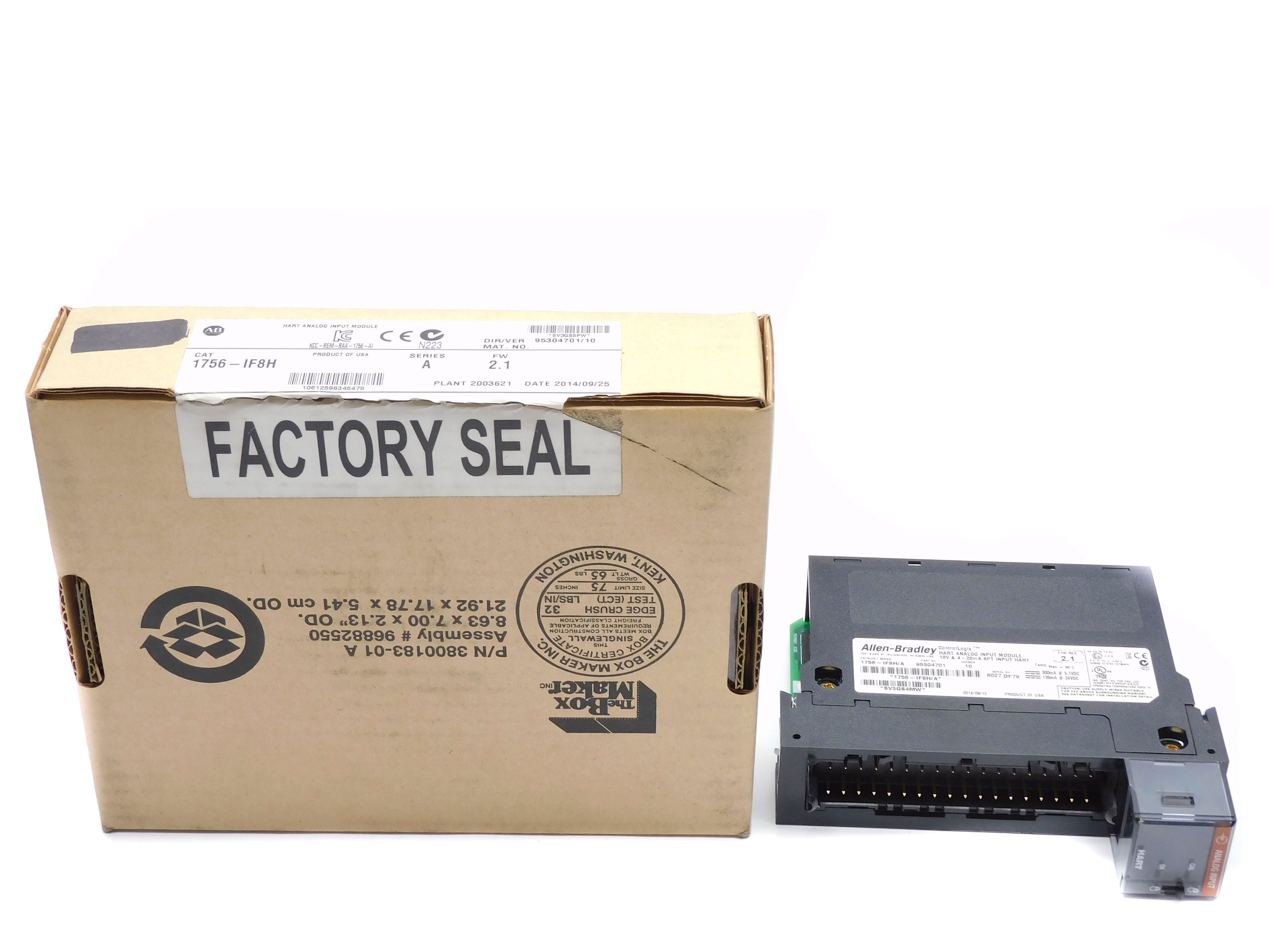 ALLEN BRADLEY 1756-IF8H SER. A F/W 2.1 24VDC NSMP