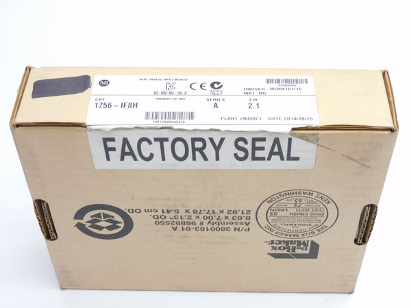 ALLEN BRADLEY 1756-IF8H SER. A F/W 2.1 24VDC NSMP