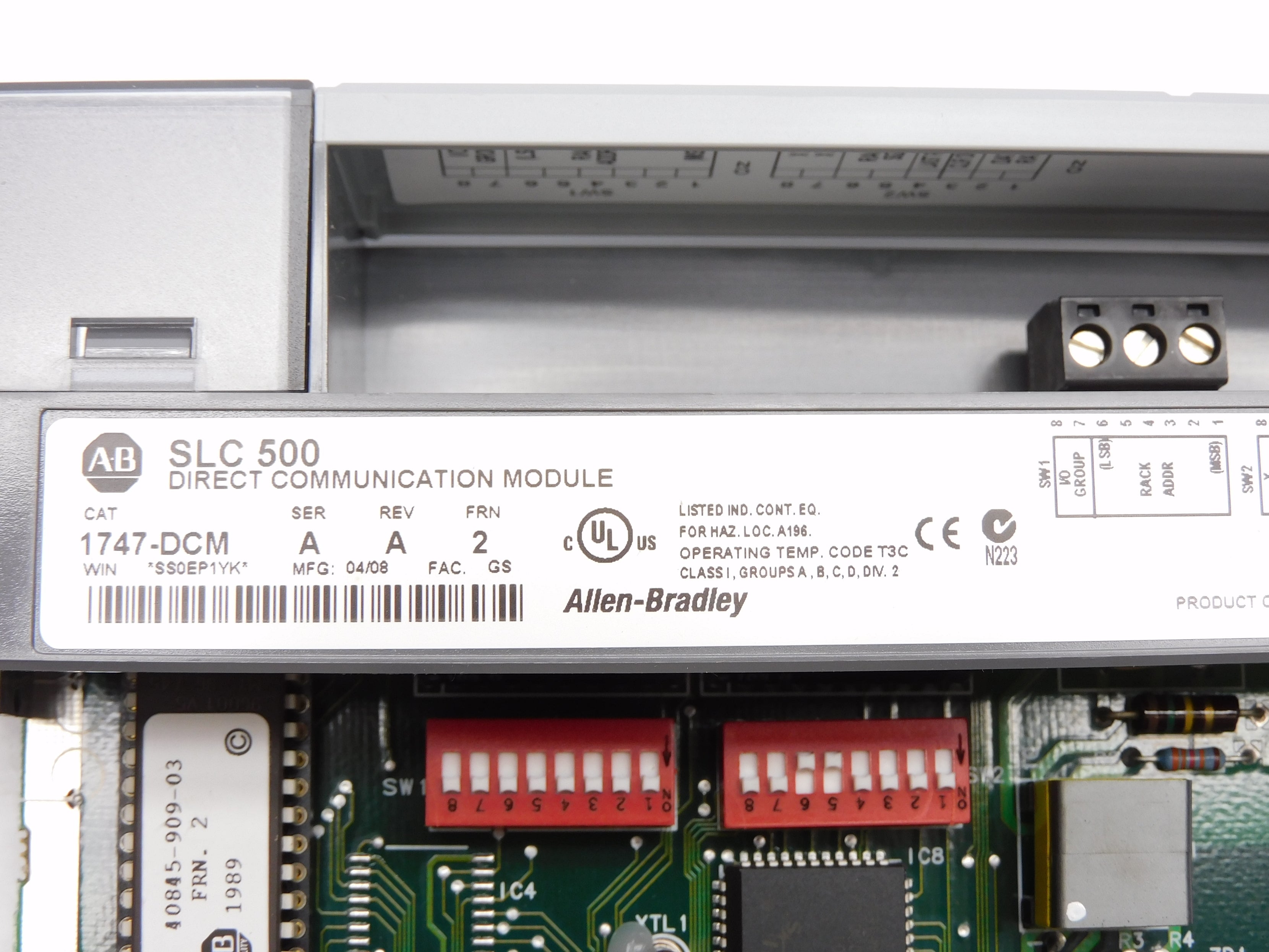 ALLEN BRADLEY 1747-DCM SER. A REV. A F/W 2 NSMP