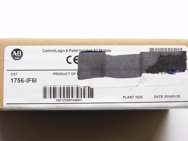 ALLEN BRADLEY 1756-IF6I SER. A F/W 1.12 DATE: 2014 NSFS