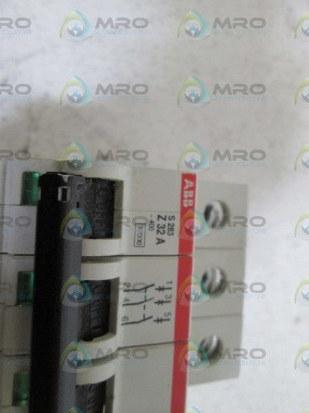 ABB S283-Z32 CIRCUIT BREAKER 32A  UNMP