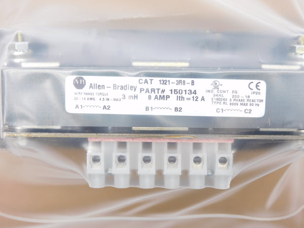ALLEN BRADLEY 1321-3R8-B SER. A 600V 8A (BR/WH) NSMP