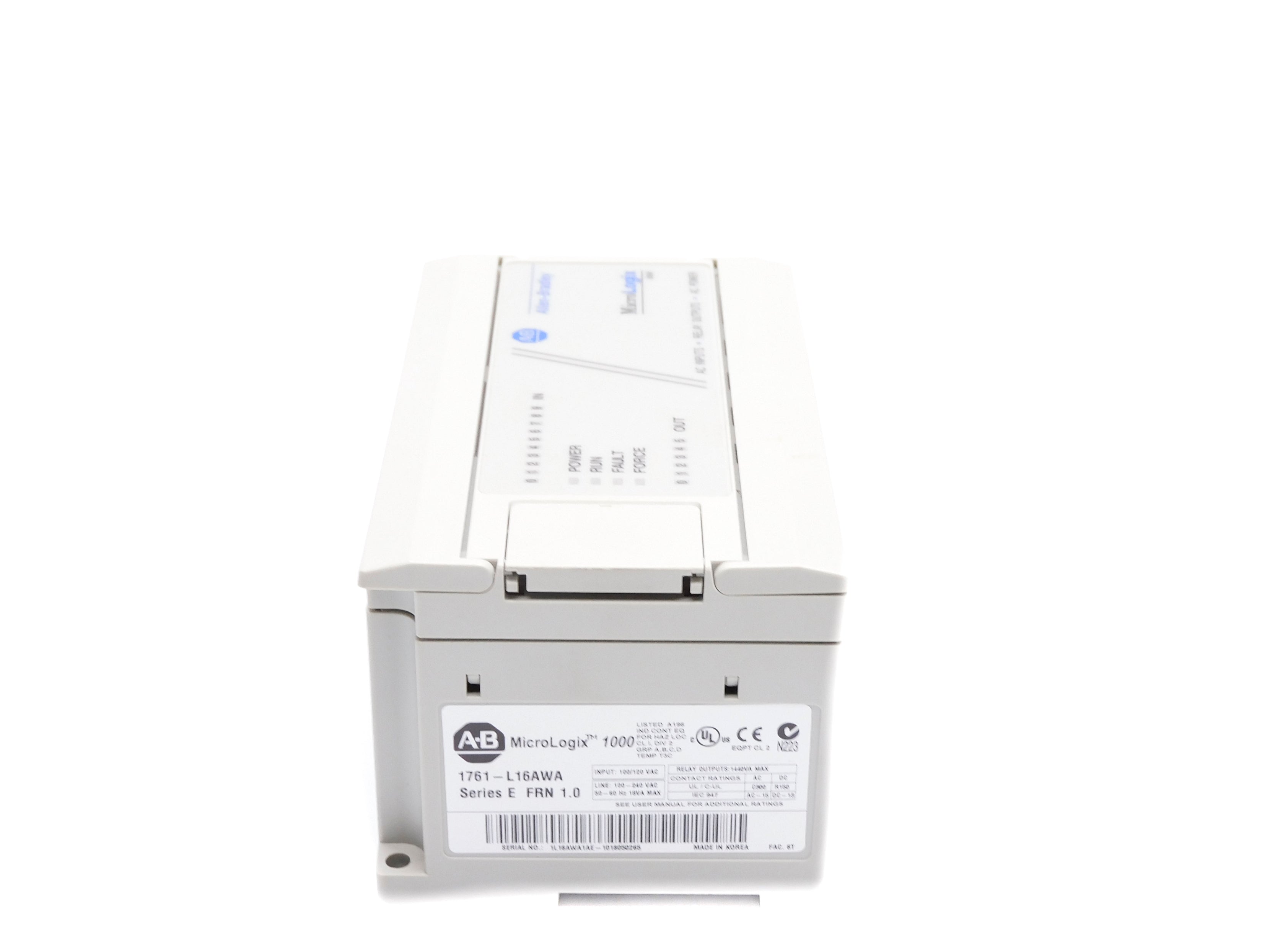 ALLEN BRADLEY 1761-L16AWA SER. E F/W 1.0 100-240VAC NSNP