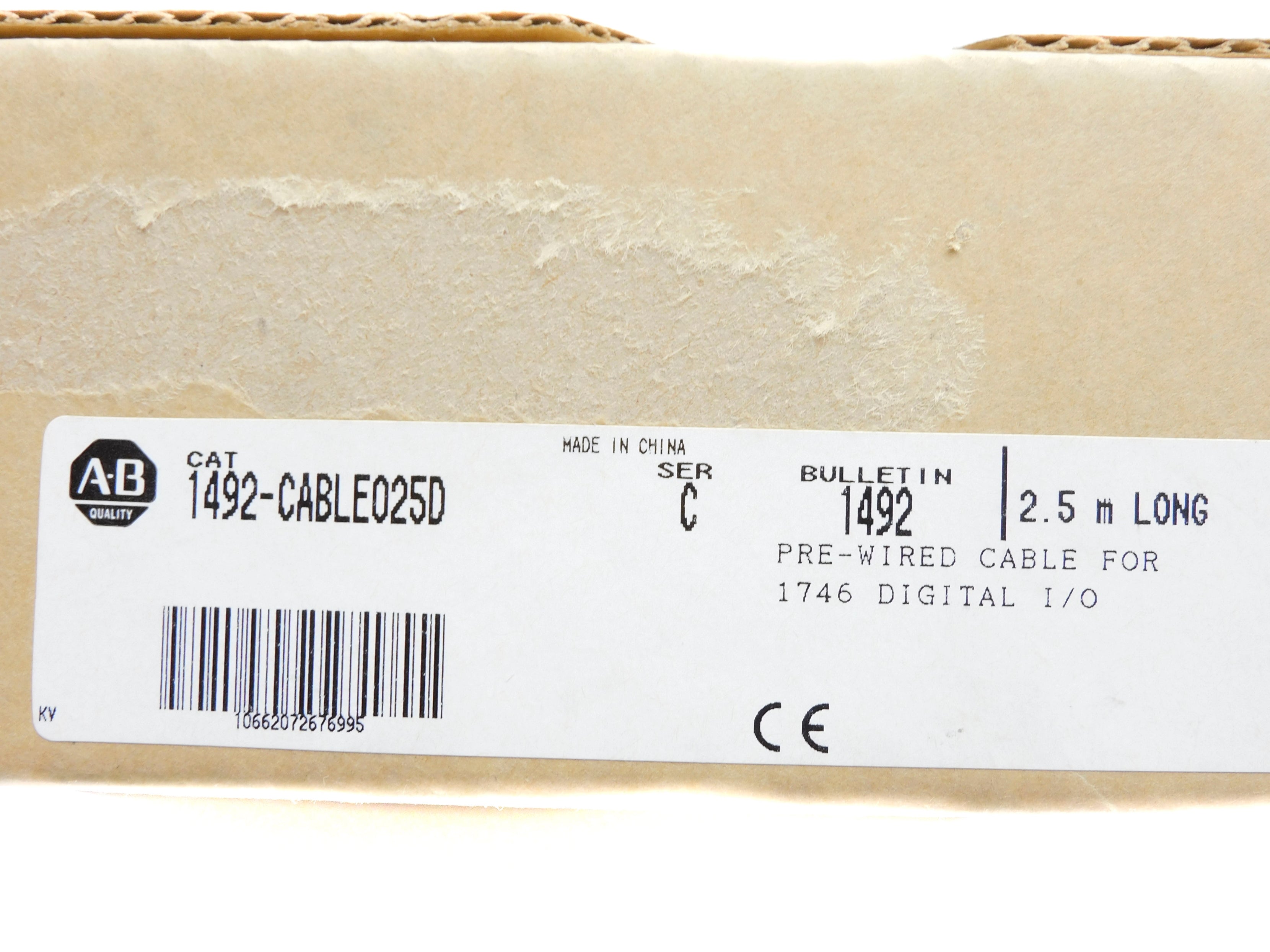 ALLEN BRADLEY 1492-CABLE025D SER.C (BR/WH) NSMP