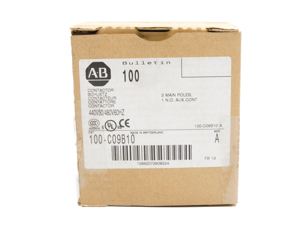 ALLEN BRADLEY 100-C09B10 SER. A 440/480V 32A (BR/WH) NSMP