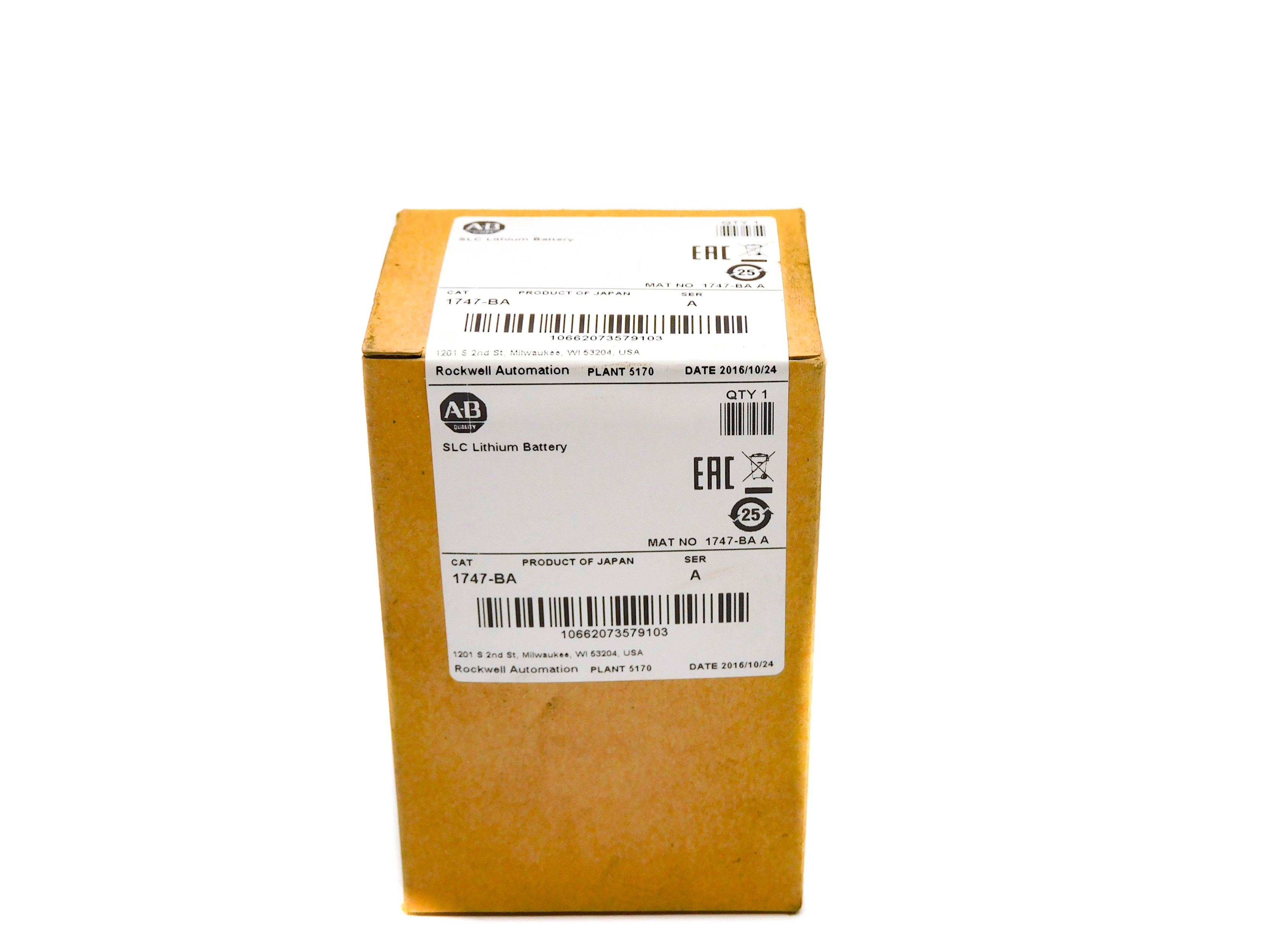 ALLEN BRADLEY 1747-BA SER. A DATE: 2016 NSFS