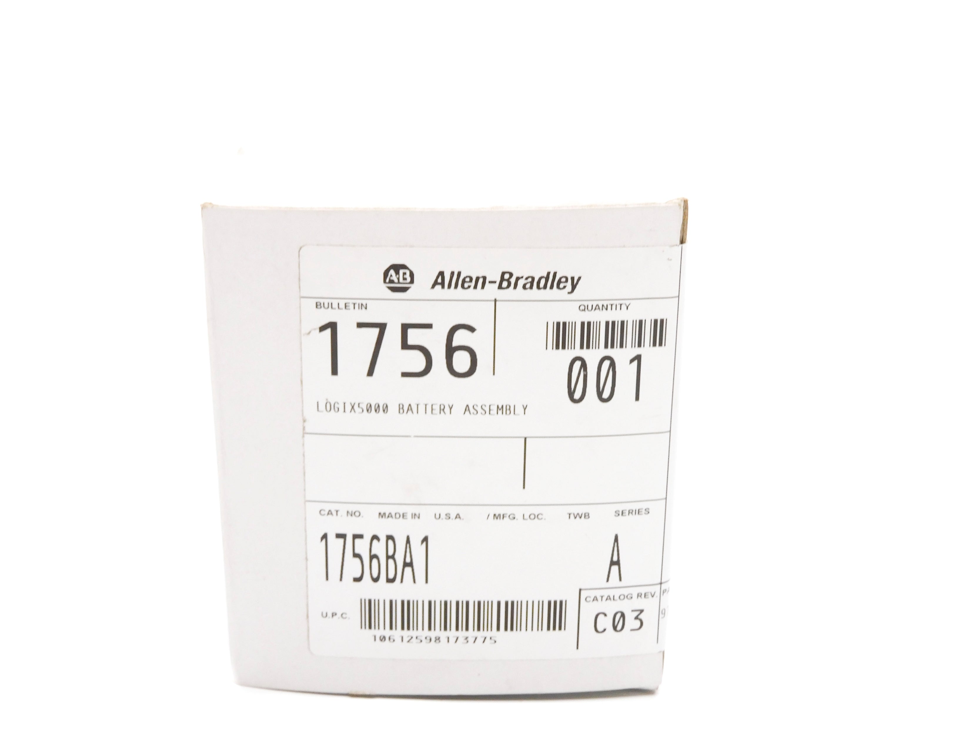 ALLEN BRADLEY 1756-BA1 SER. A DATE: 2006 NSFS