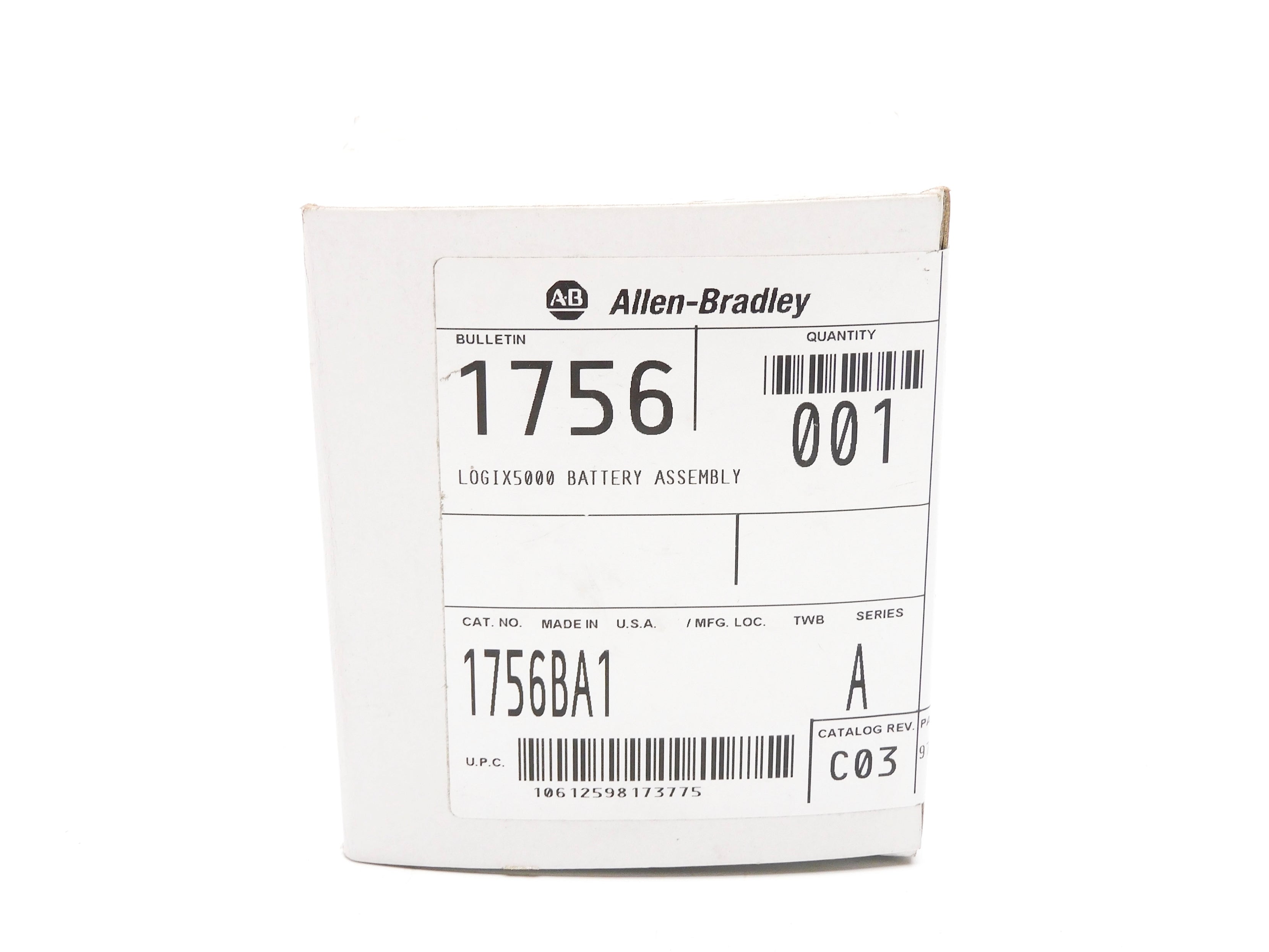 ALLEN BRADLEY 1756-BA1 SER. A DATE: 2006 NSFS