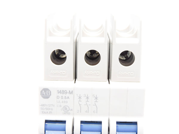 ALLEN BRADLEY 1489-M3D005 SER. D 0.5A 480/277V (WH) NSMP