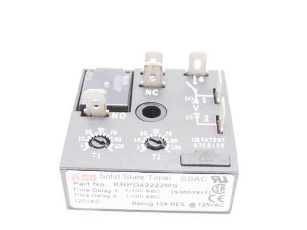 ABB KRPD42222MS 120VAC 1-100SEC UNMP