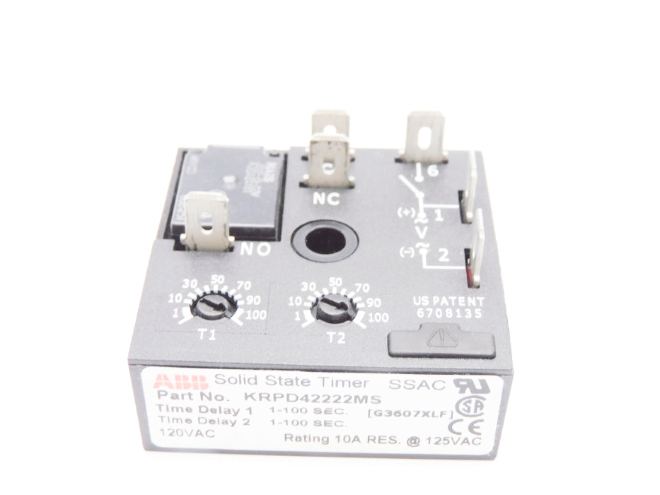 ABB KRPD42222MS 120VAC 1-100SEC UNMP