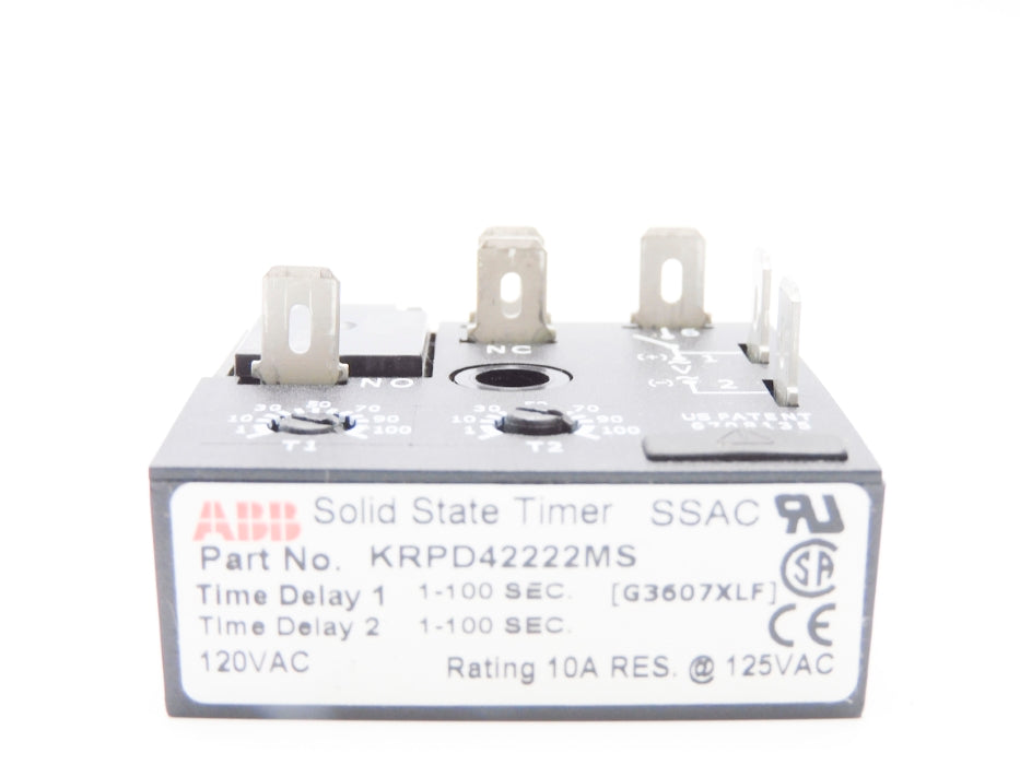 ABB KRPD42222MS 120VAC 1-100SEC UNMP