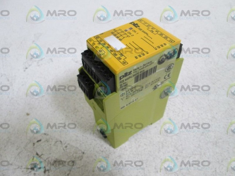 PILZ SAFETY RELAY PZE X4VP4 24VDC 4n/o  NSNP