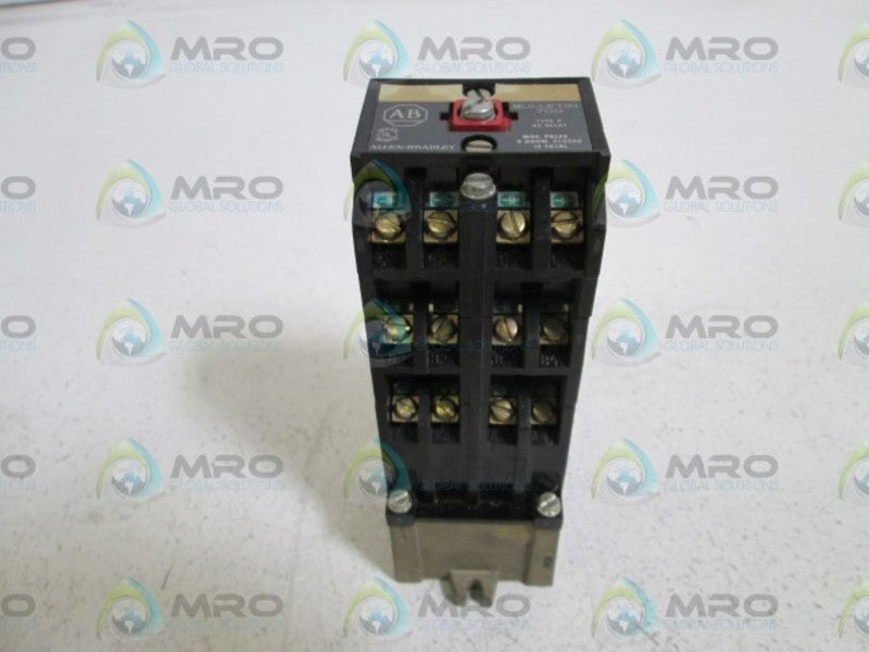 ALLEN BRADLEY 700-P1200A1 SER. A AC RELAY 115V  UNMP