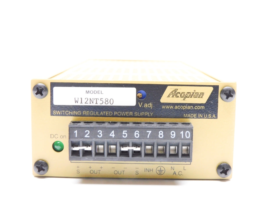 ACOPIAN W12NT580 NSNP