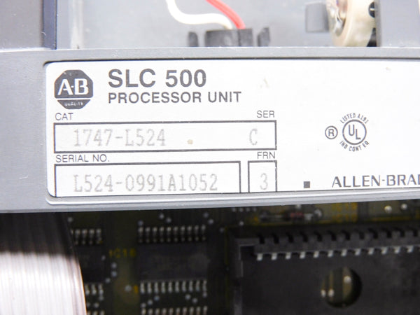 ALLEN BRADLEY 1747-L524 SER. C F/W 3 (AS PICTURED) UNMP