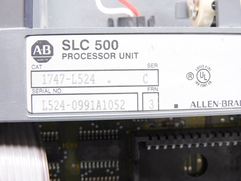 ALLEN BRADLEY 1747-L524 SER. C F/W 3 (AS PICTURED) UNMP