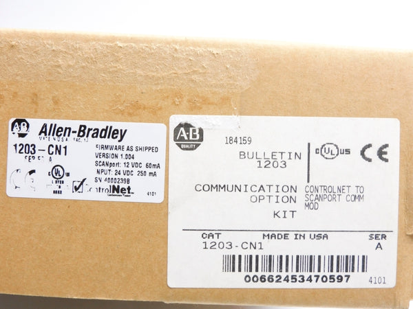 ALLEN BRADLEY 1203-CN1 SER. A F/W 1.004 24VDC NSMP