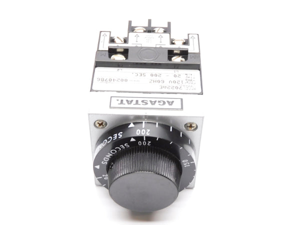 AGASTAT 7022AE 120V 20-200SEC. NSMP