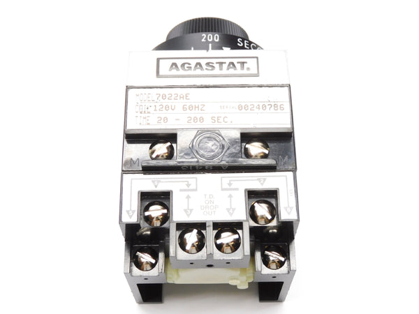 AGASTAT 7022AE 120V 20-200SEC. NSMP