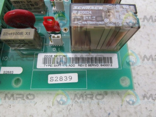 ABB SAFT-175RD0 RELAY OUTPUT BOARD  UNMP