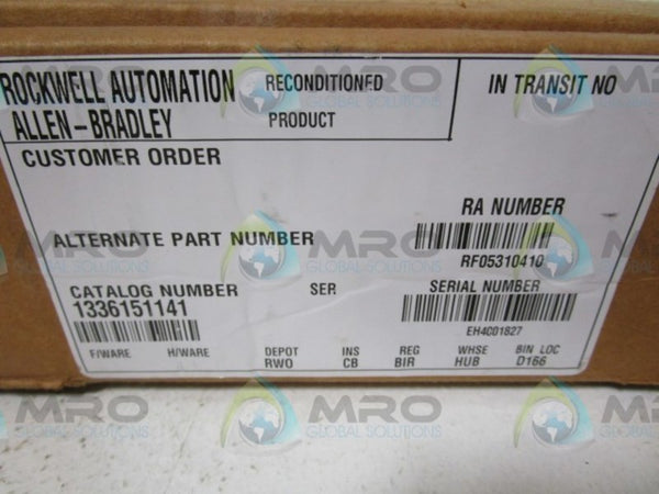 ALLEN BRADLEY 1336-151141 SP-151141 PC BOARD DRIVER (REMANUFACTURED)