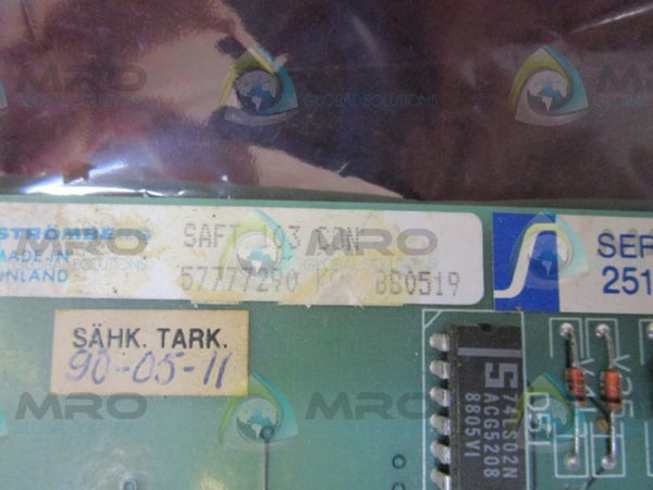 ABB 57777290 CIRCUIT BOARD SAFT 103 CON  UNMP