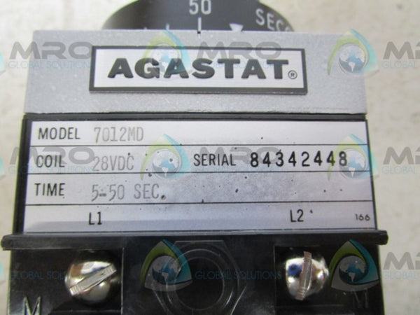 AGASTAT 7012MD TIME DELAY RELAY  NSMP