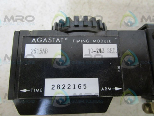 AGASTAT 2615AB TIME DELAY RELAY  NSNP